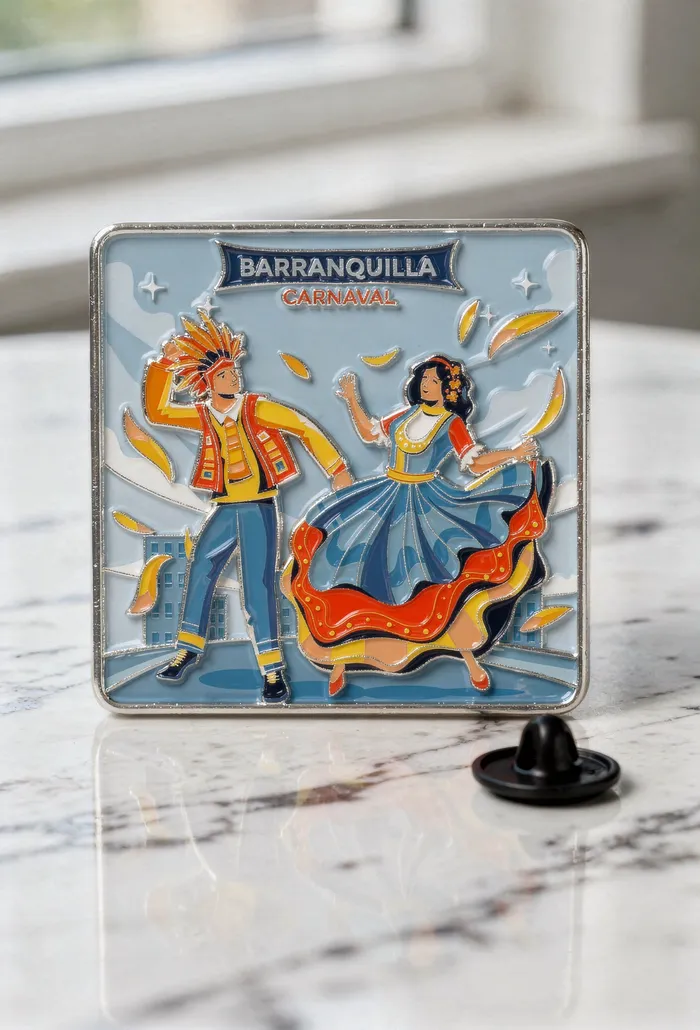 Pin metálico carnaval Barranquilla