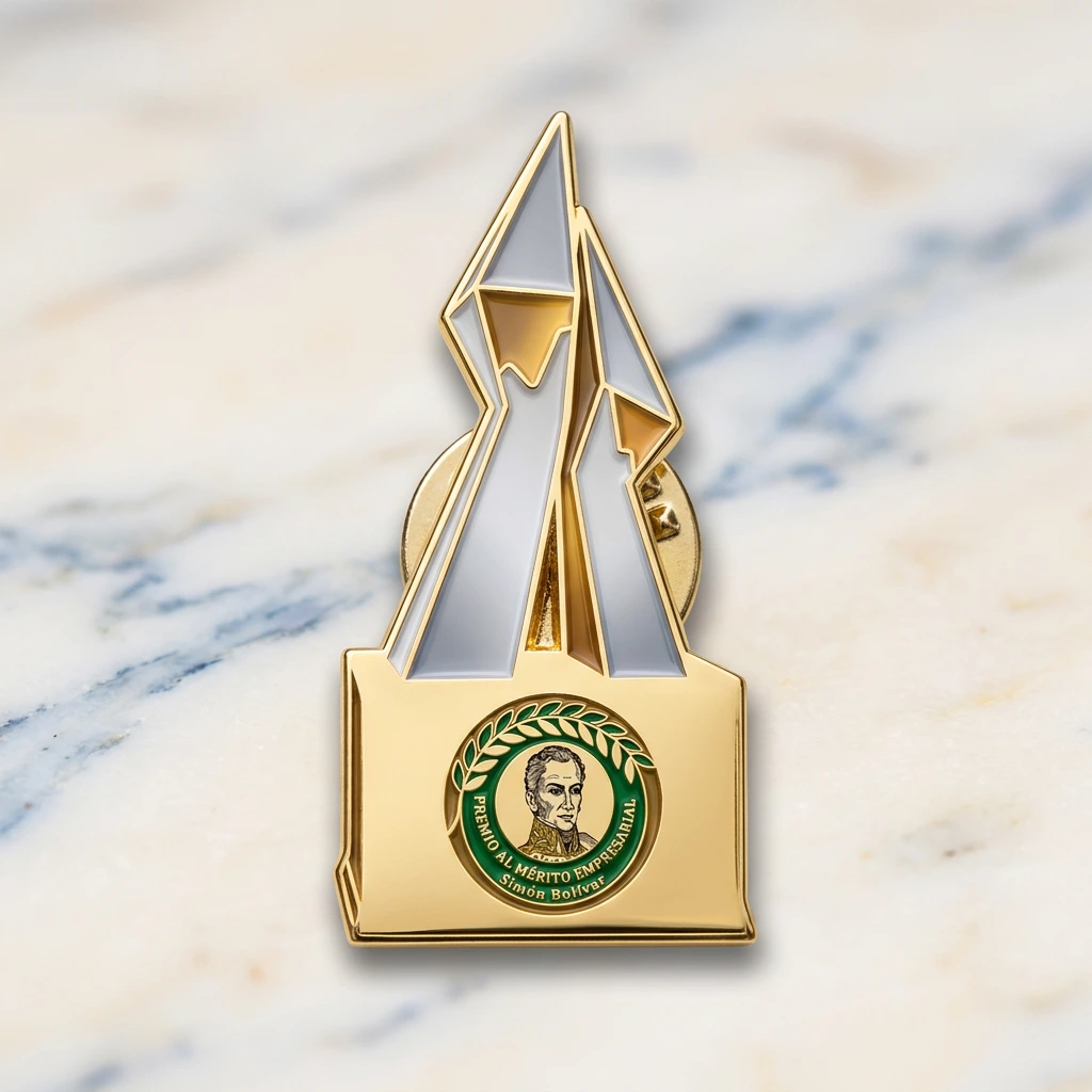 pines metalicos dorados